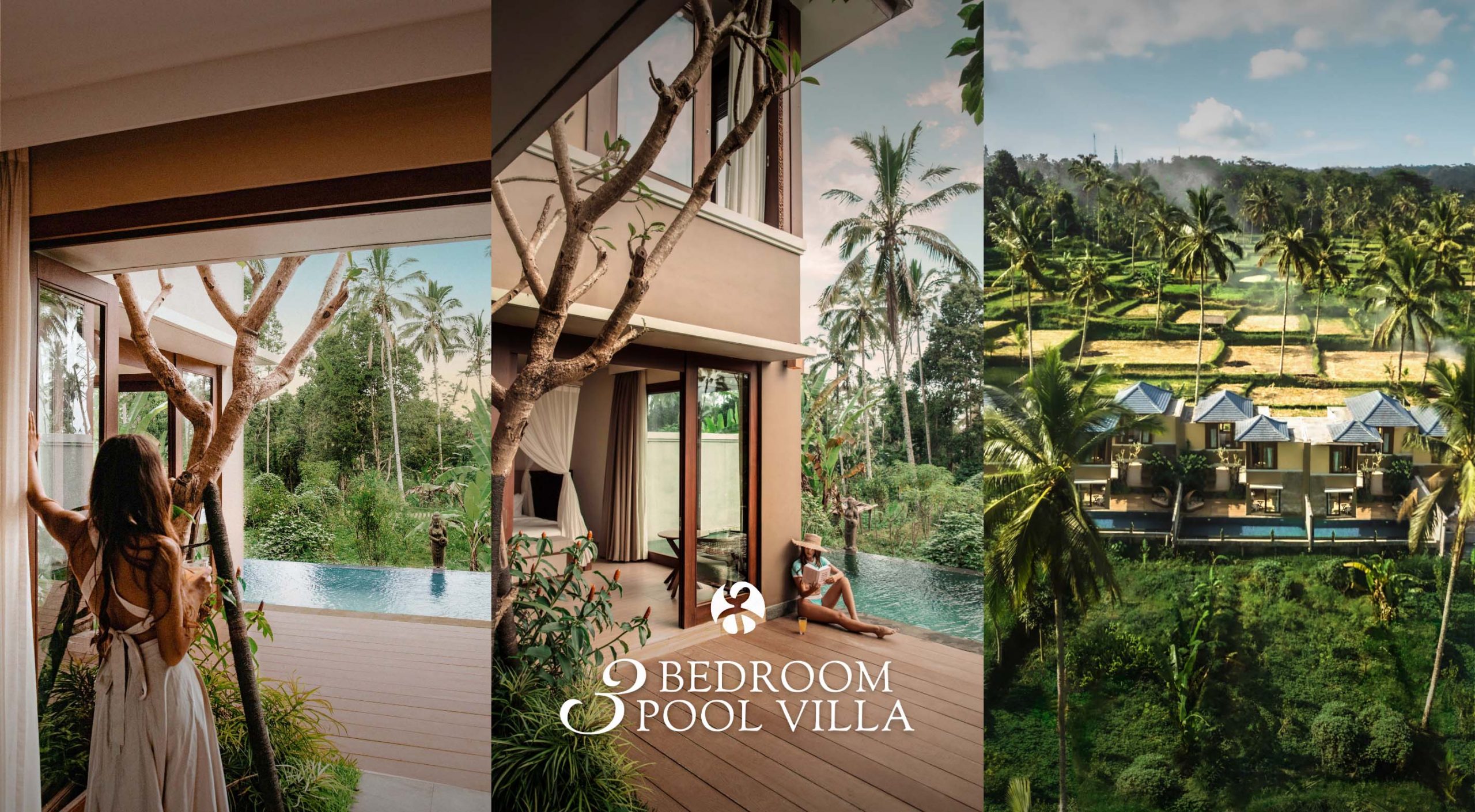 3 Bedroom Pool Villa - Stanagiri Retreat Ubud Bali