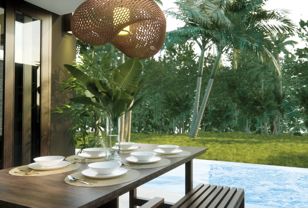 3 Bedroom Garden Pool Villa memiliki room rate tertinggi di Stanagiri Retreat Ubud.