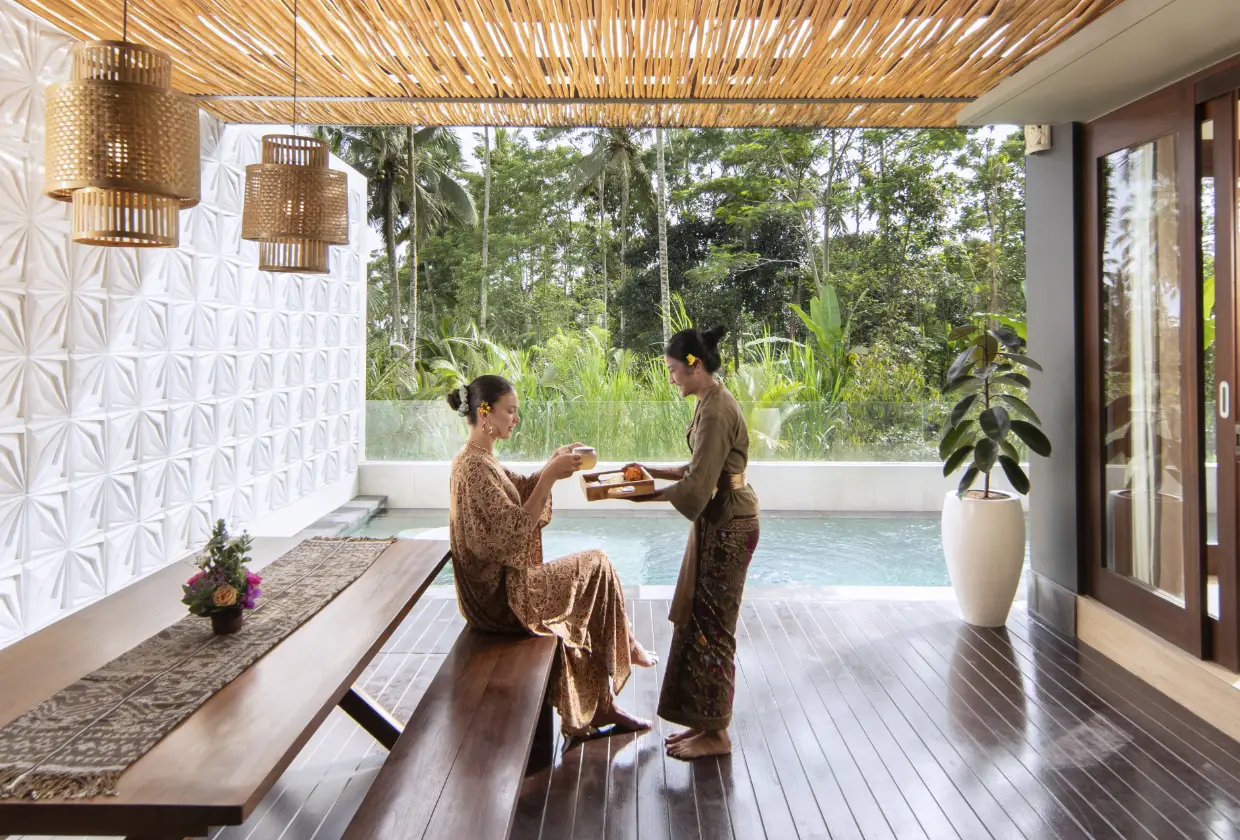 Image Pool Patio on Rustic Countryside